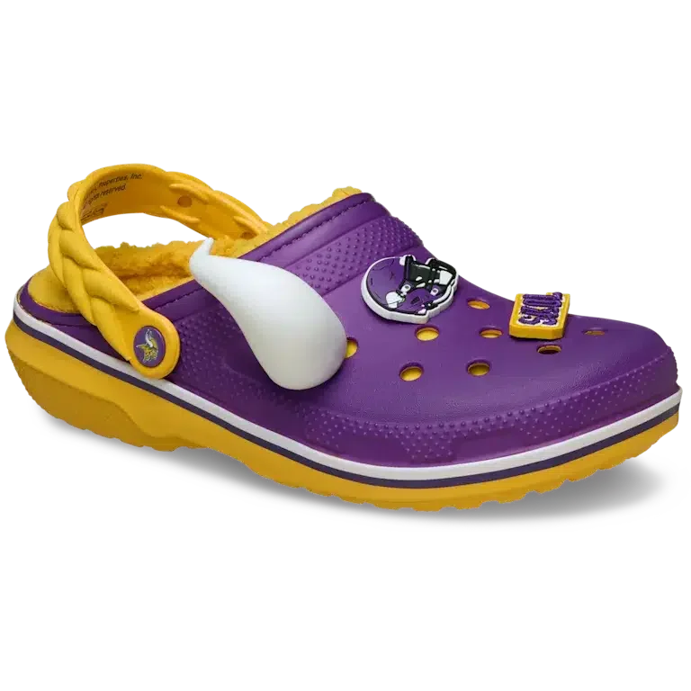 Nfl Minnesota Vikings Classic Lined Clog Nfl Minnesota Vikings Classic Lined Clog