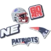 Nfl New England Patriots 5 Pack Jibbitz Shoe Charm
