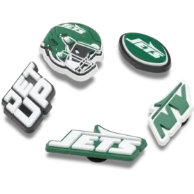 Nfl New York Jets 5 Pack Jibbitz Shoe Charm