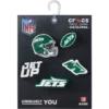 Nfl New York Jets 5 Pack Jibbitz Shoe Charm Nfl New York Jets 5 Pack Jibbitz Shoe Charm