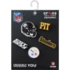 Nfl Pittsburgh Steelers 5 Pack Jibbitz Shoe Charm Nfl Pittsburgh Steelers 5 Pack Jibbitz Shoe Charm