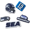 Nfl Seattle Seahawks 5 Pack Jibbitz Shoe Charm Nfl Seattle Seahawks 5 Pack Jibbitz Shoe Charm