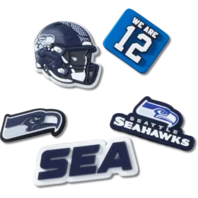 Nfl Seattle Seahawks 5 Pack Jibbitz Shoe Charm