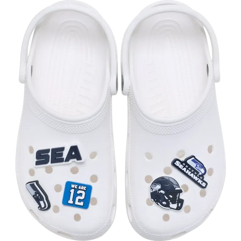 Nfl Seattle Seahawks 5 Pack Jibbitz Shoe Charm Nfl Seattle Seahawks 5 Pack Jibbitz Shoe Charm