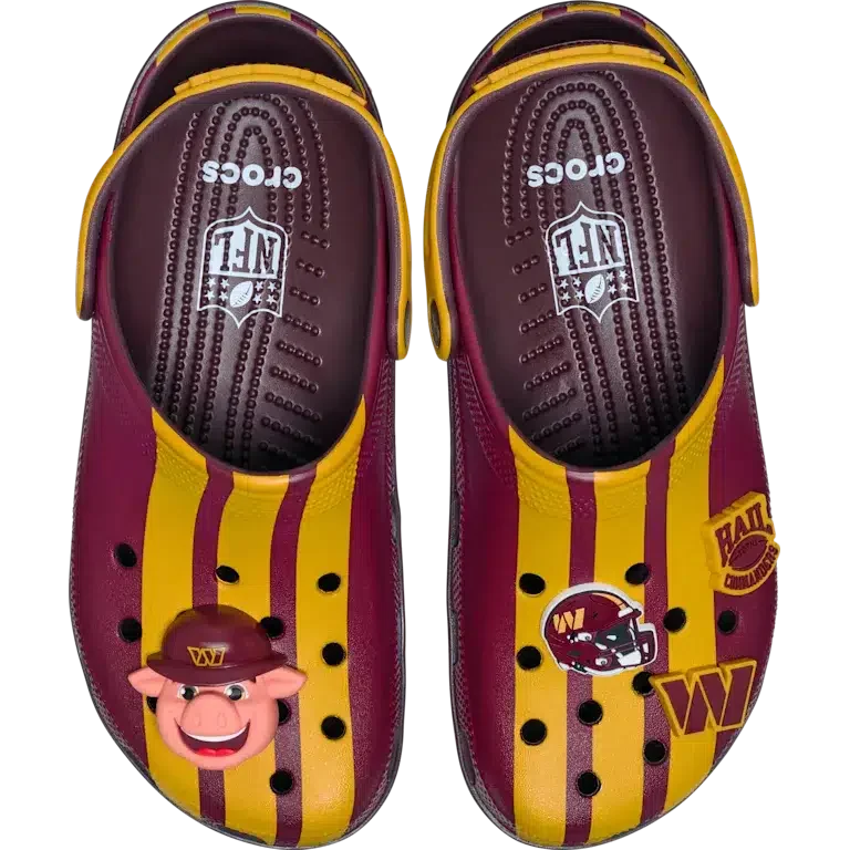 Nfl Washington Commanders Classic Clog Nfl Washington Commanders Classic Clog