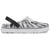 Off Court Clogs “Marble White Black”