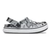 Off Court Printed Clogs “Grey Black White”