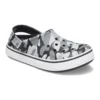 Off Court Printed Clogs “Grey Black White”