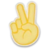 Peace Hand Sign Jibbitz Shoe Charm