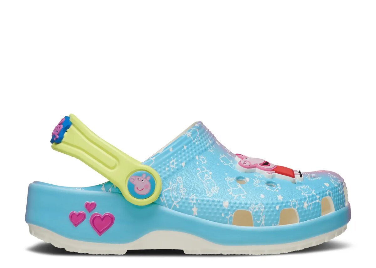 Peppa Pig x Classic Clog Toddler ‘Blue Pink Gradient’ Peppa Pig x Classic Clog Toddler ‘Blue Pink Gradient’