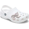 Pink Glittery Bow Jibbitz™ Charms