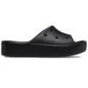 Platform Slide Crocs “Black”