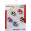 Poke Ball 5 Pack Jibbitz™ Charms