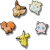 Pokemon Character 5 Pck Jibbitz™ Charms