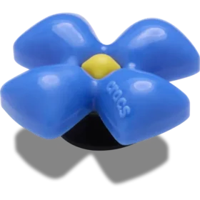Puffy Blue Flower Jibbitz™ Charms