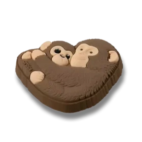 Punch the Monkey & Friends Jibbitz Shoe Charm