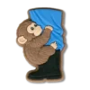 Punch the Monkey & Zookeeper Jibbitz Shoe Charm