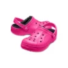 Ralen Lined Clogs “Candy Pink Black”