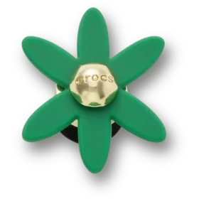 Retro Green Spinner Flower Jibbitz™ Charms