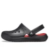 Reviva Beach Sandals Black Red