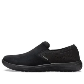 Reviva Suede Slip-on “Black”
