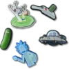 Rick and Morty 5 Pack Jibbitz™ Charms