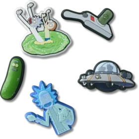 Rick and Morty 5 Pack Jibbitz™ Charms