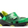 Ron English x All-Terrain Clog Kids ‘Area 54 – Green Galaxy’
