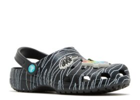 Ron English x Classic Clog Kids ‘Party Animals – Zebra Black’