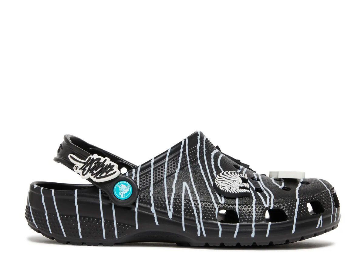 Ron English x Classic Clog ‘Party Animals – Zebra Black’ Ron English x Classic Clog ‘Party Animals – Zebra Black’