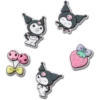 Sanrio Kuromi 5 Pack Jibbitz™ Charms