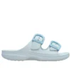 Saturday Enamel Buckle Sandal “Vapor Ice”