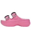 Saturday Platform Dipped Buckle Sandal “Pink Lemonade”