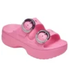 Saturday Platform Dipped Buckle Sandal “Pink Lemonade”