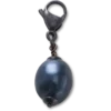 Silver Black Smt Pearl Charm Jibbitz Charm