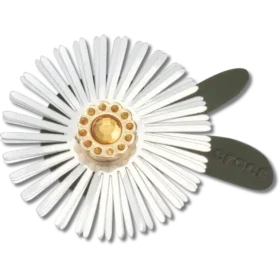 Silver Sequin Flower Jibbitz™ Charms