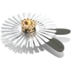 Silver Sequin Flower Jibbitz™ Charms