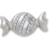 Silver Smt Gem Candy Piece Jibbitz™ Charms