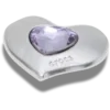Silverandpurple Smt Gem Heart Jibbitz™ Charms
