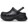 Small Whale Retro Crocs Thick Sole Black Sandals