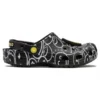 Smiley World Classic Clogs “Black White Yellow”