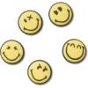 Smileyworld 5Pck Jibbitz™ Charms