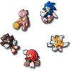 Sonic the Hedgehog 5Pck Jibbitz™ Charms