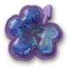 Squish Purple Hibiscus Jibbitz™ Charms