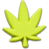 Stacked Hemp Leaf Jibbitz™ Charms