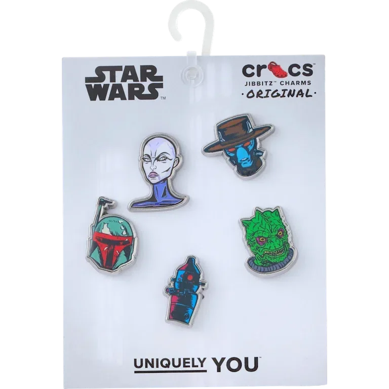 Star Wars Character 5 Pack Jibbitz™ Charms Star Wars Character 5 Pack Jibbitz™ Charms