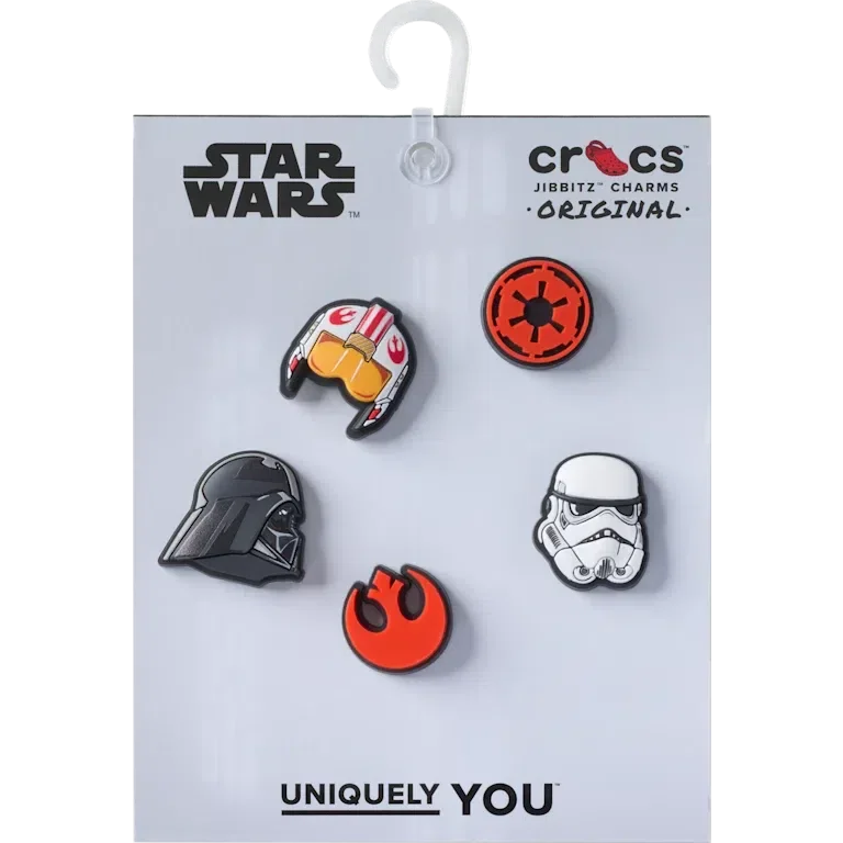 Star Wars Symbols 5 Pack Jibbitz™ Charms Star Wars Symbols 5 Pack Jibbitz™ Charms