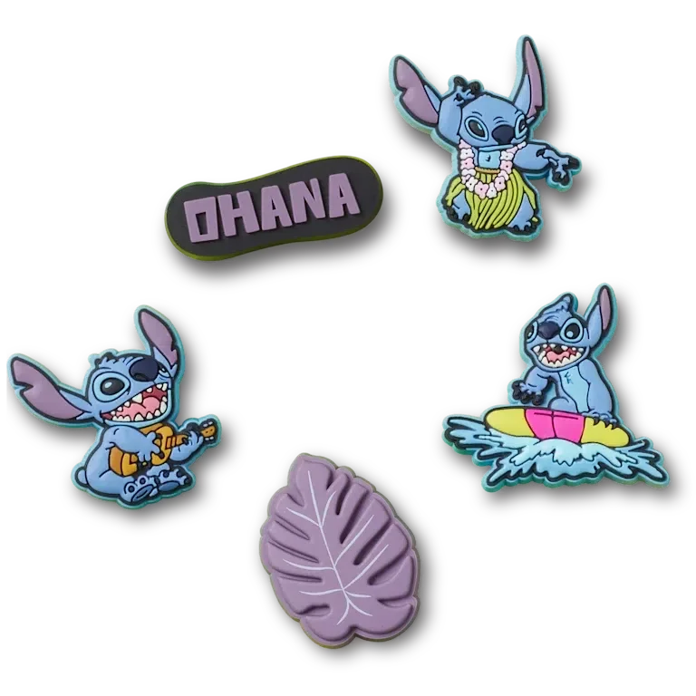 Stitch Tropical 5 Pack Jibbitz™ Charms Stitch Tropical 5 Pack Jibbitz™ Charms