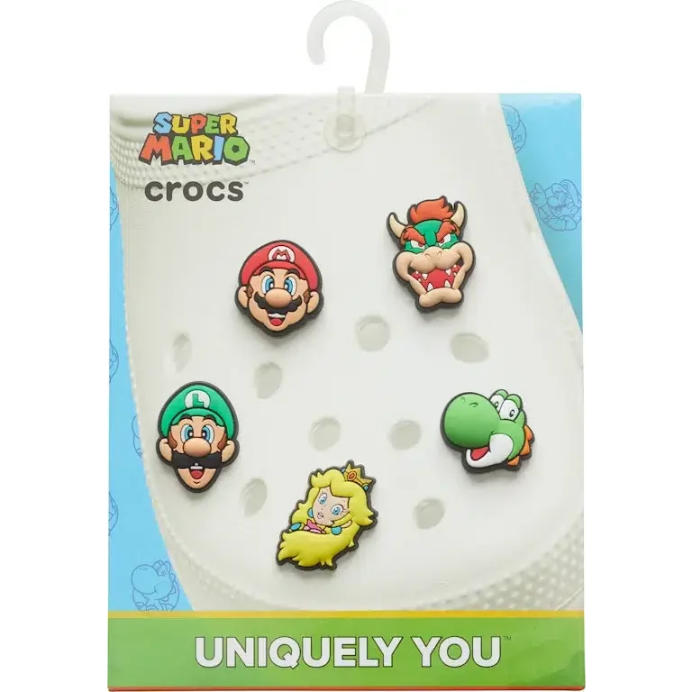 Super Mario™ 5-Pack Jibbitz Shoe Charm Super Mario™ 5-Pack Jibbitz Shoe Charm