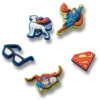 Superman 5 Pck Jibbitz™ Charms